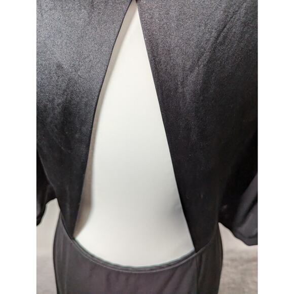 Max Azria 90's Gown  100% silk highly styled Sz 12 Bust 38" Waist 30"Skirt L41" - Picture 11 of 14